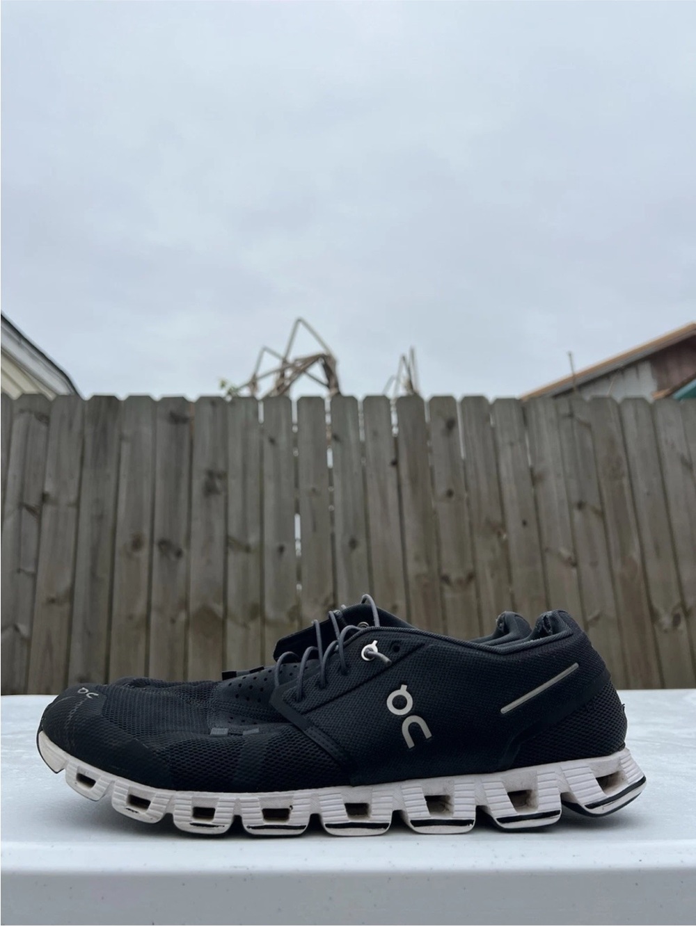 Men’s On Running Running Cloud Black Lightweight Running Shoes size 13